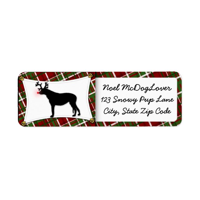 Irish Wolfhound Christmas (Vorne)
