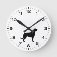 Irish Wolfhound Dog Breed Silhouette