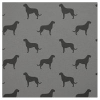 Irish Wolfhound Dog Breed Silhouetten Gemustert