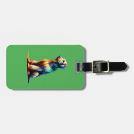 Irish Wolfhound Dog Gepäckanhänger