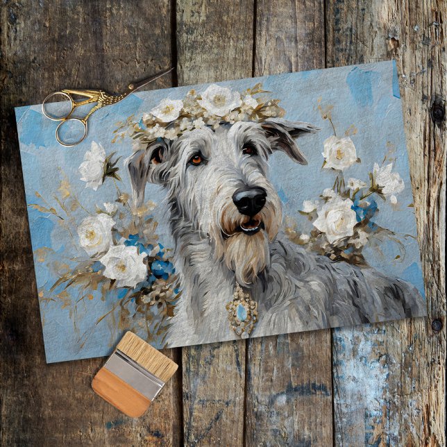 Irish Wolfhound Dog Seidenpapier (Von Creator hochgeladen)