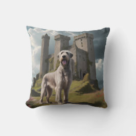 Irish Wolfhound Elegant Breed Throw Pillow Kissen