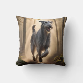 Irish Wolfhound Elegant Breed Throw Pillow Kissen