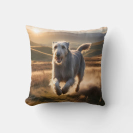 Irish Wolfhound Elegant Breed Throw Pillow Kissen