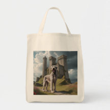 Irish Wolfhound Elegante Lebensmittelgeschäft Tote