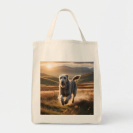 Irish Wolfhound Elegante Lebensmittelgeschäft Tote Tragetasche