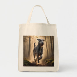 Irish Wolfhound Elegante Lebensmittelgeschäft Tote Tragetasche