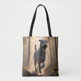 Irish Wolfhound Elegante Shoulder Tote Tag Tasche