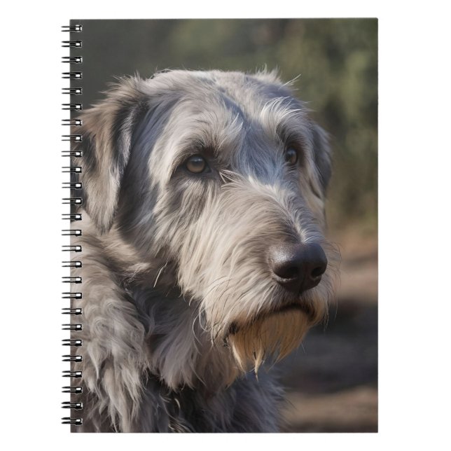 Irish Wolfhound ich bin nicht erstaunt, Notizblock (Vorderseite)