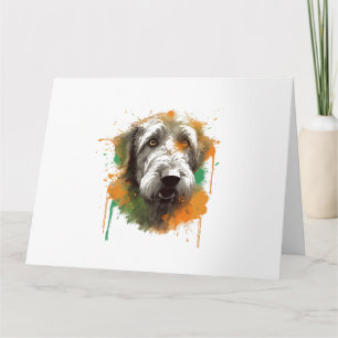 Irish Wolfhound Karte