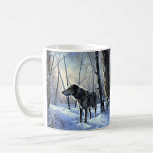 Irish Wolfhound Let It Snow Weihnachten Kaffeetasse