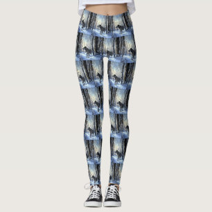 Irish Wolfhound Let It Snow Weihnachten Leggings