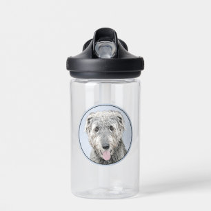 Irish Wolfhound-Malerei - Süße originelle Hundekun Trinkflasche