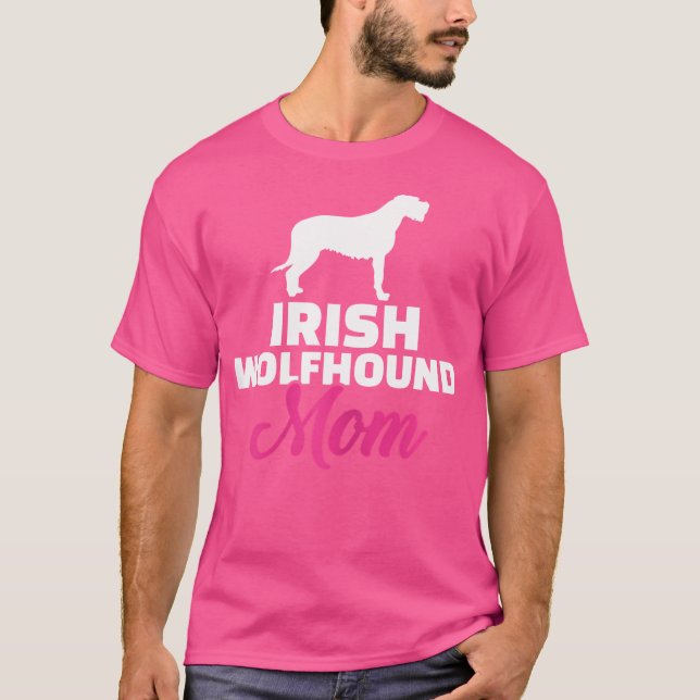 Irish Wolfhound Mama T-Shirt (Vorderseite)