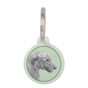Irish Wolfhound Painting - Niedliche Original Dog  Haustiermarke