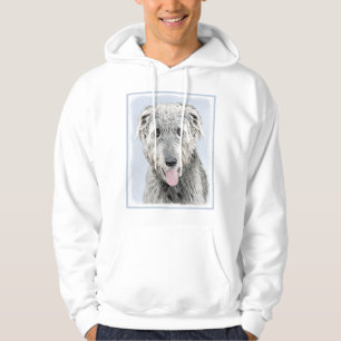 Irish Wolfhound Painting - Niedliche Original Dog  Hoodie