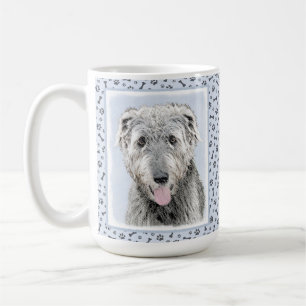 Irish Wolfhound Painting - Niedliche Original Dog Kaffeetasse