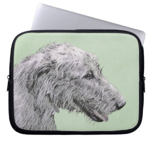 Irish Wolfhound Painting - Niedliche Original Dog Laptopschutzhülle