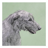 Irish Wolfhound Painting - Niedliche Original Dog