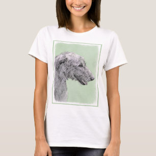 Irish Wolfhound Painting - Niedliche Original Dog T-Shirt