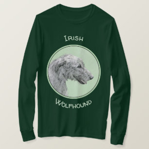 Irish Wolfhound Painting - Niedliche Original Dog  T-Shirt