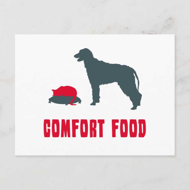 Irish Wolfhound Postkarte (Vorderseite)