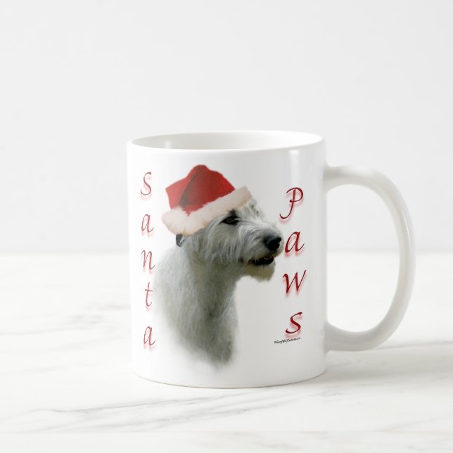 Irish Wolfhound Santa Paws Kaffeetasse (Rechts)