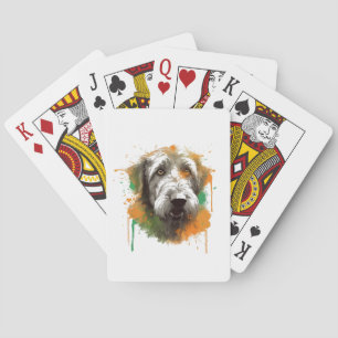 Irish Wolfhound Spielkarten