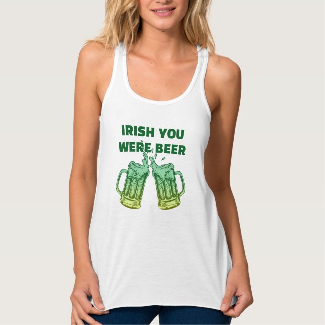 Irish You Were Beer Baby Tank Top (Vorderseite)