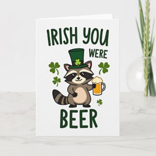 Irish-You-Were-Bier-Karte Karte