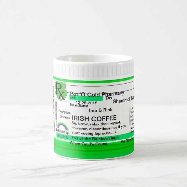 Irishcoffee-Verordnung RX Kaffeetasse (Mittel)