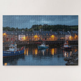 Irishisches Küstenhafenstadt-Puzzle