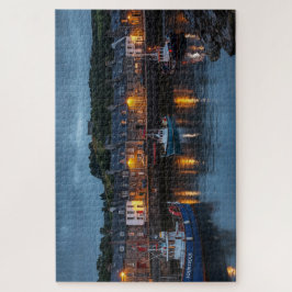 Irishisches Küstenhafenstadt-Puzzle
