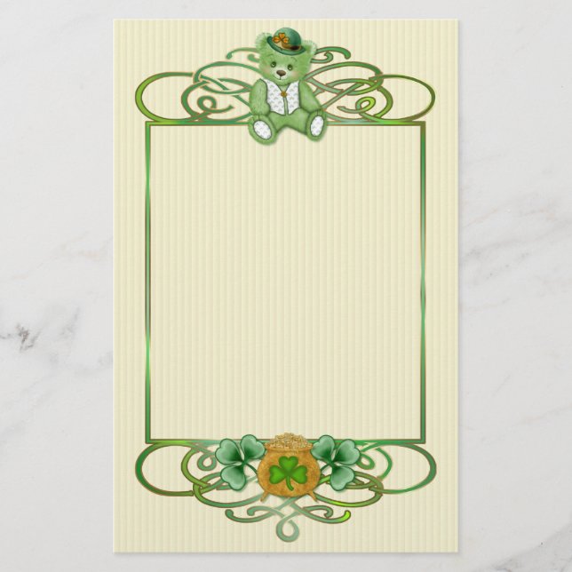 IrishTeddy Briefpapier (Vorderseite)