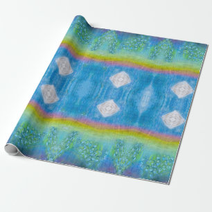 Irisierend, funkelnd, Regenbogenlicht Geschenkpapier