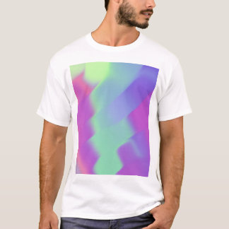 Irisierende farbige Holofolie T-Shirt