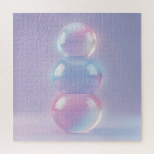 Irisierende Pastell-geschichtete Kugeln Träumerisc