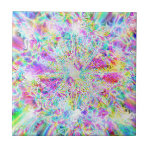 Irisierender Chrome Seven Fliese