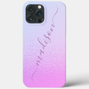 Irisierender Girl Pink Shimmer Personalisierter Na Case-Mate iPhone Hülle