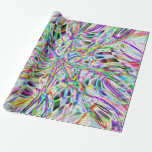 Irisierendes Chrom Zehn Geschenkpapier