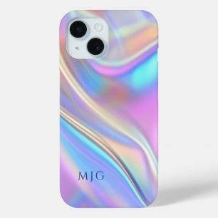 Irisierendes Design, klassisches, tiefblaues Text- Case-Mate iPhone Hülle