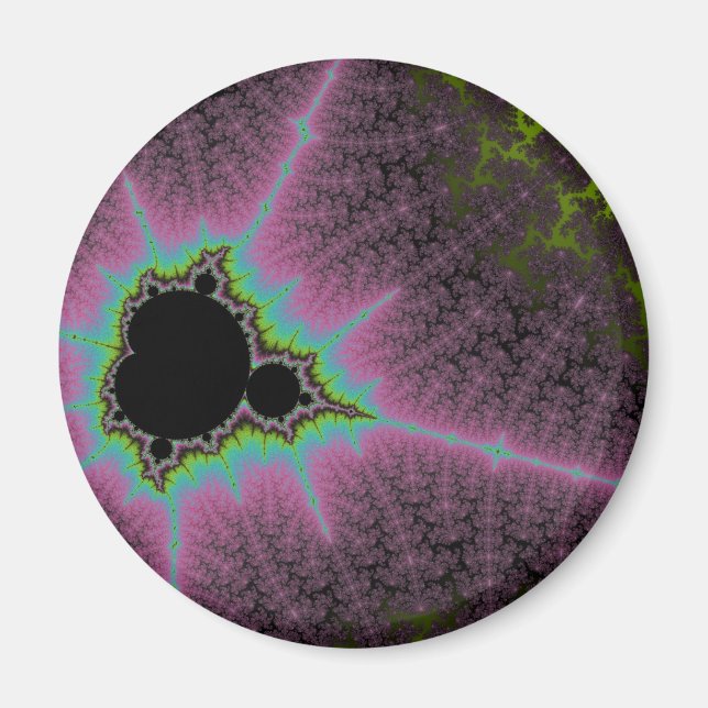 Irisierendes Mini-Brot-Magnet Magnet (Vorne)