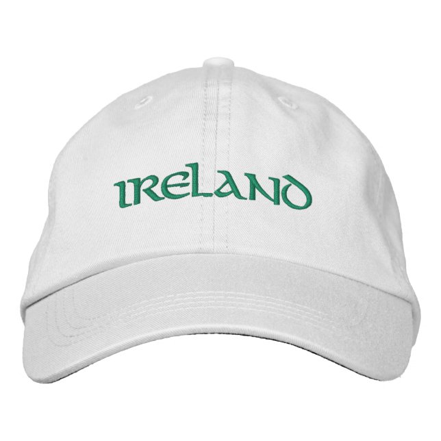 Irland Bestickte Baseballkappe (Vorderseite)