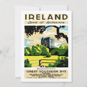 Irland Blarney Castle 5x7 große Postkarte