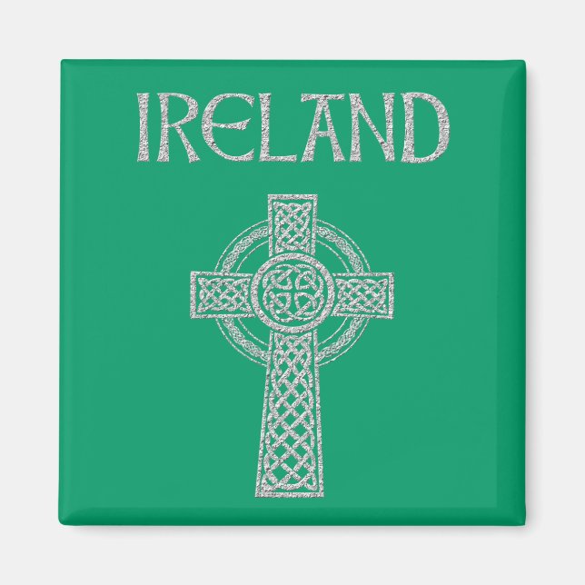 Irland Celtic Cross Magnet (Vorne)