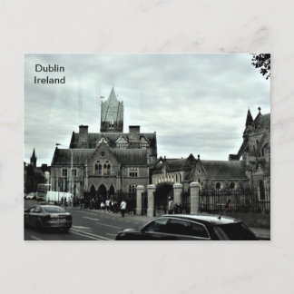 Irland, Christchurch Cathedral, Dublin City Postkarte