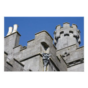 Irland, County Kilkenny, mittelalterliche Burg. Fotodruck