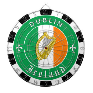 Irland Dartboard, Harp, Irish Flag Darts / game Dartscheibe