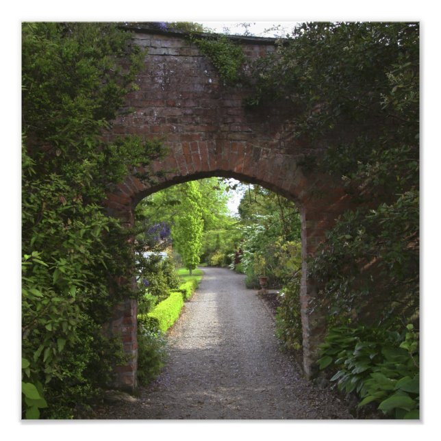Irland, das Schloss Dromoland sehr grün Fotodruck (Vorne)