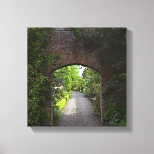 Irland, das Schloss Dromoland sehr grün Leinwanddruck